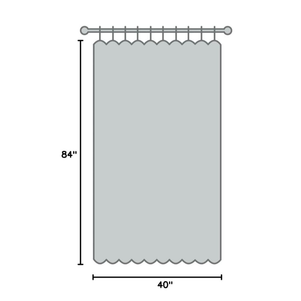 2 One Panel Sun Zero Easton Blackout Rod Pocket Curtain Panel 40"x84" Silver s30 - Picture 7 of 10